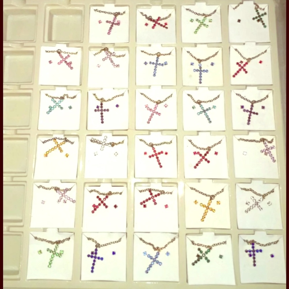 29x Fashion Jewelry Set Necklace Ear